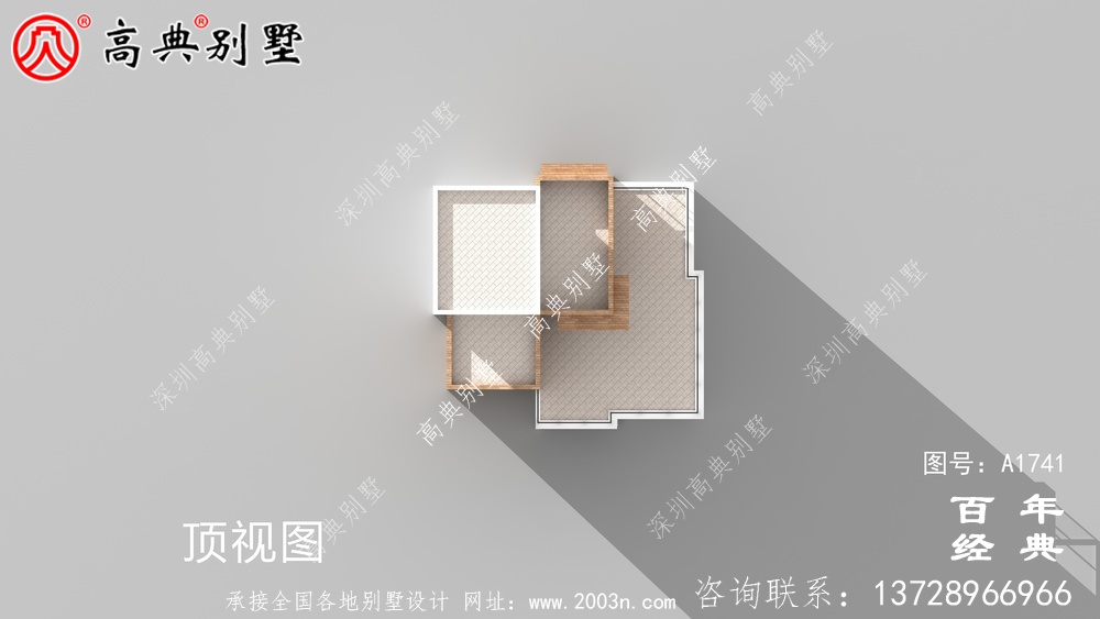現代風四層農村別墅設計圖紙_農村四層別墅設計