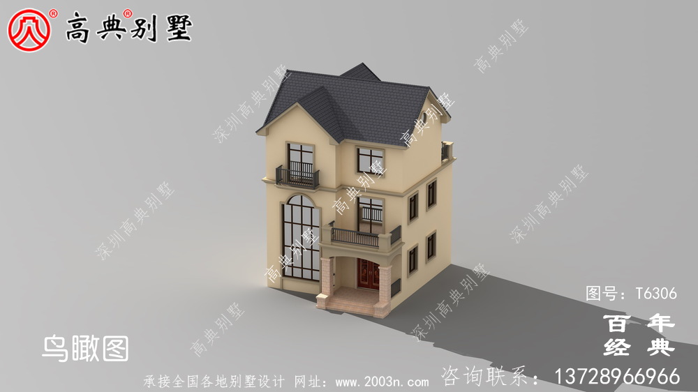 復(fù)式三層小戶型農(nóng)村別墅設(shè)計圖紙_農(nóng)村三層自建房設(shè)計圖