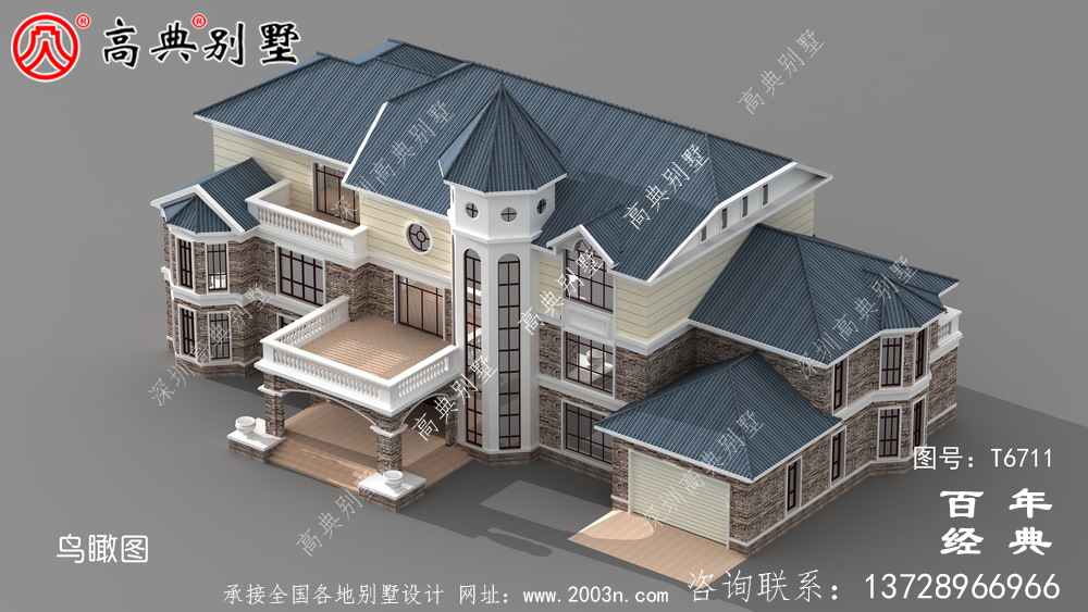 復(fù)式三層豪華別墅設(shè)計圖紙_農(nóng)村三層自建房設(shè)計圖