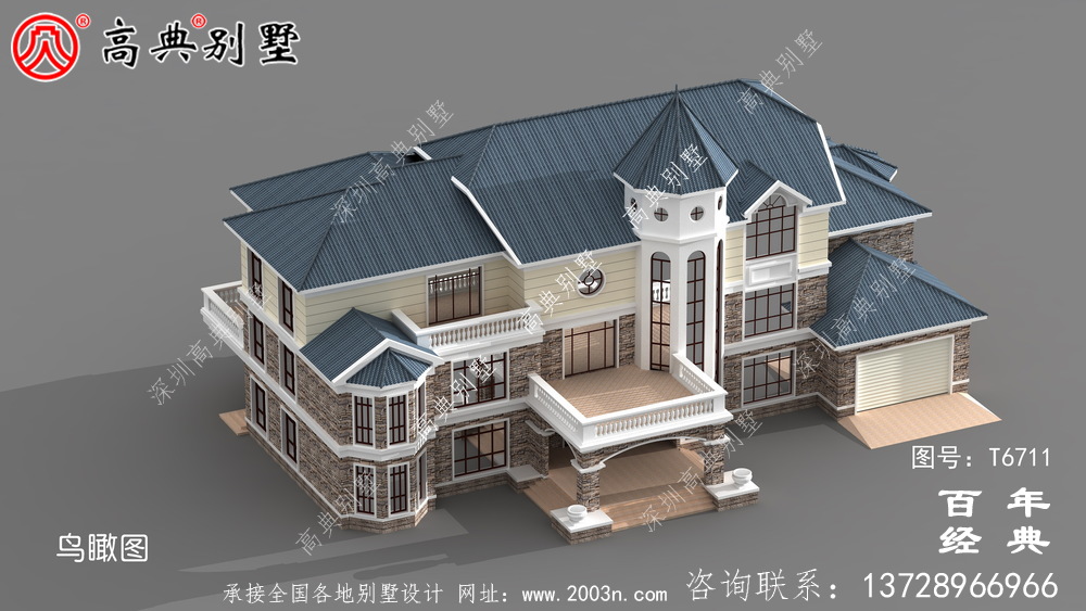復(fù)式三層豪華別墅設(shè)計圖紙_農(nóng)村三層自建房設(shè)計圖