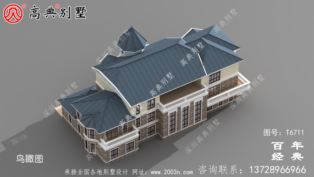 復(fù)式三層豪華別墅設(shè)計圖紙_農(nóng)村三層自建房設(shè)計圖