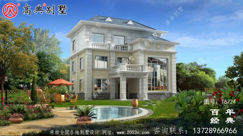復(fù)式三層歐式別墅效果