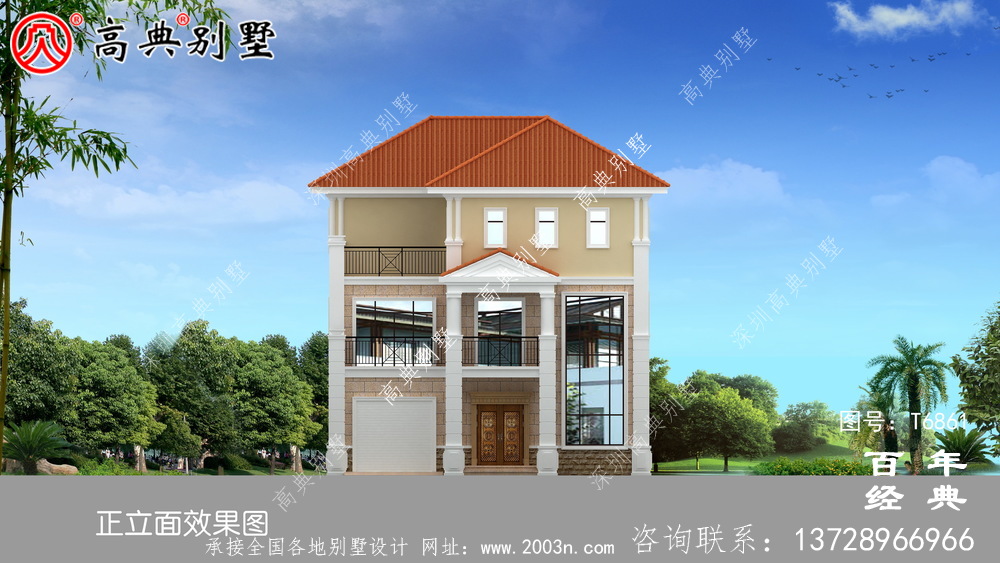 歐式三層復(fù)式別墅效果圖_農(nóng)村三層自建房設(shè)計(jì)圖
