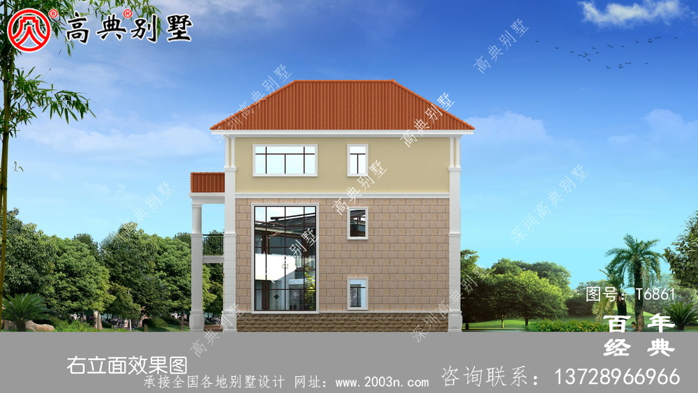 歐式三層復(fù)式別墅效果圖_農(nóng)村三層自建房設(shè)計(jì)圖