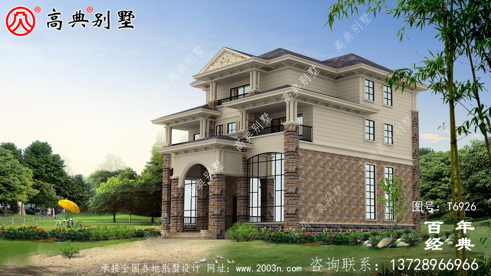 新歐式四層復(fù)式別墅設(shè)計(jì)效果圖及施工圖_四層別墅設(shè)計(jì)圖紙