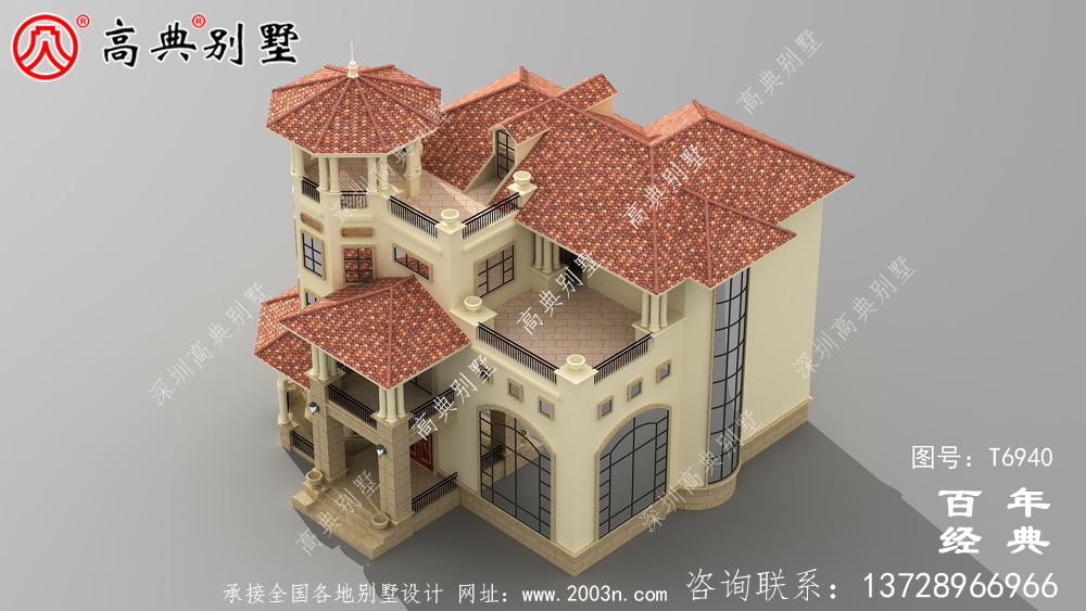 三层欧式复式别墅设计图_农村别墅设计图