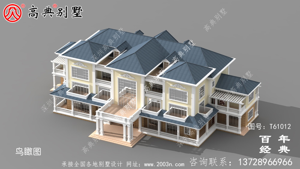 欧式豪华三层别墅施工图纸_乡村三层别墅设计图纸