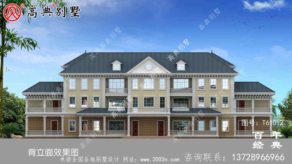 欧式豪华三层别墅施工图纸_乡村三层别墅设计图纸