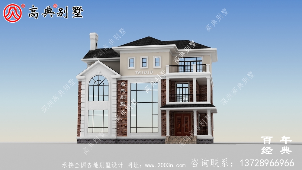 新农村三层带阳台复式别墅图纸及效果图_三层自建房设计图 新农村三层带阳台复式别墅图纸及效果图_三层自建房设计图