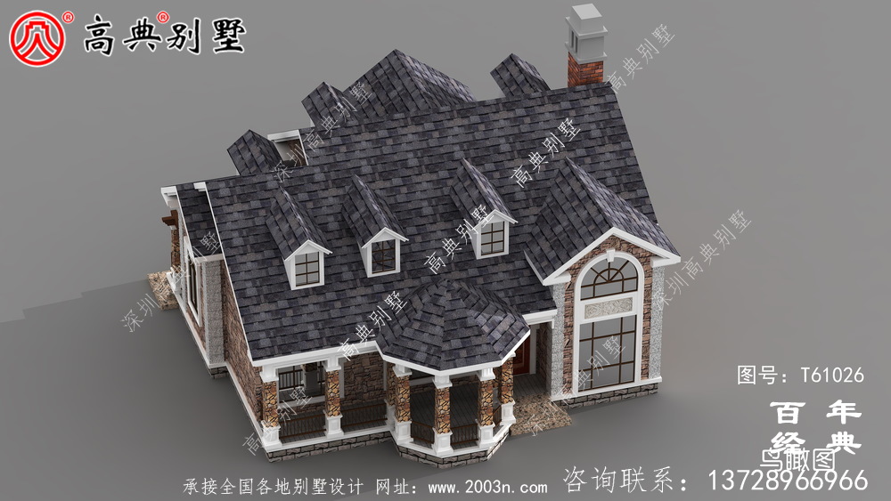 两层简欧别墅设计图纸_农村两层别墅设计
