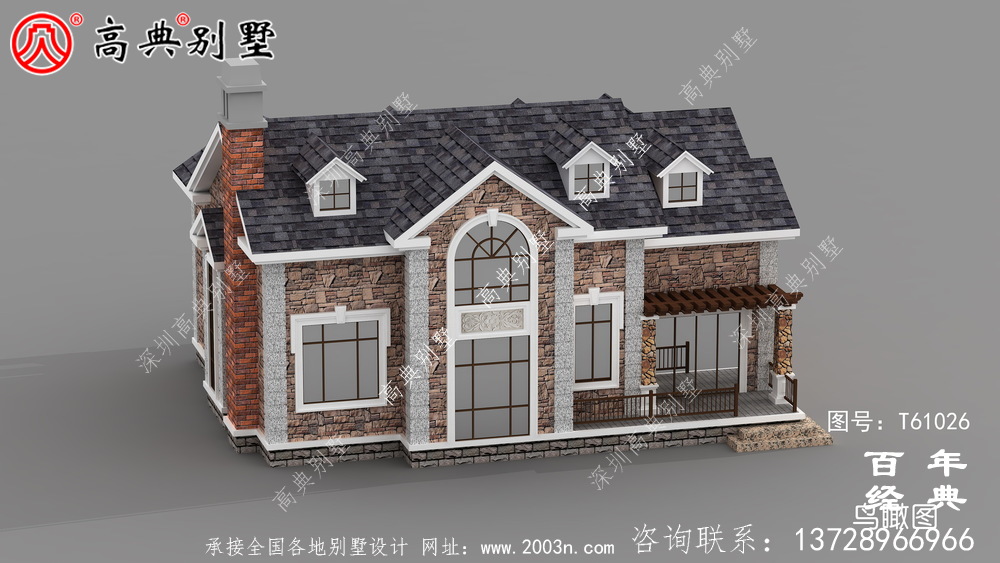两层简欧别墅设计图纸_农村两层别墅设计