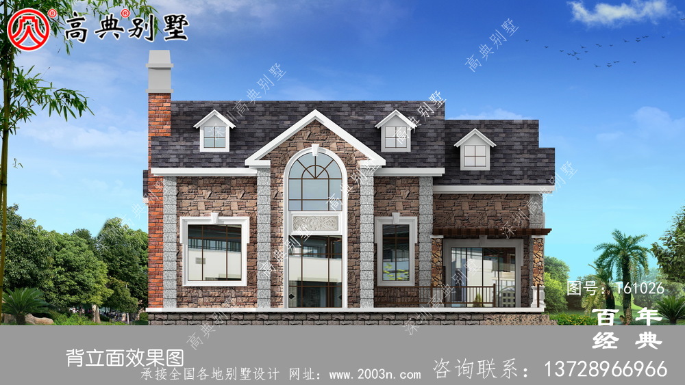 两层简欧别墅设计图纸_农村两层别墅设计