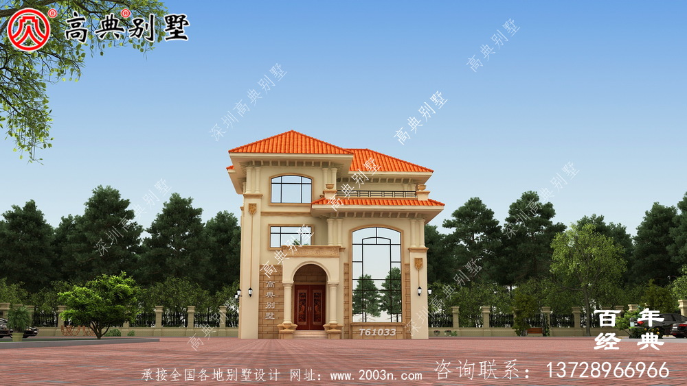 复式三层欧式别墅设计图纸及效果图_农村三层别墅图纸 复式三层欧式别墅设计图纸及效果图_农村三层别墅图纸