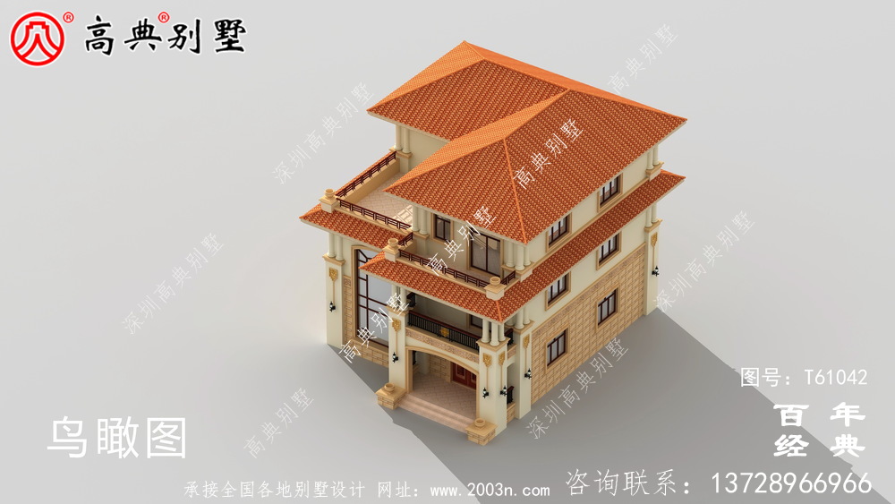 欧式三层高级别墅设计图_农村三层别墅设计图纸