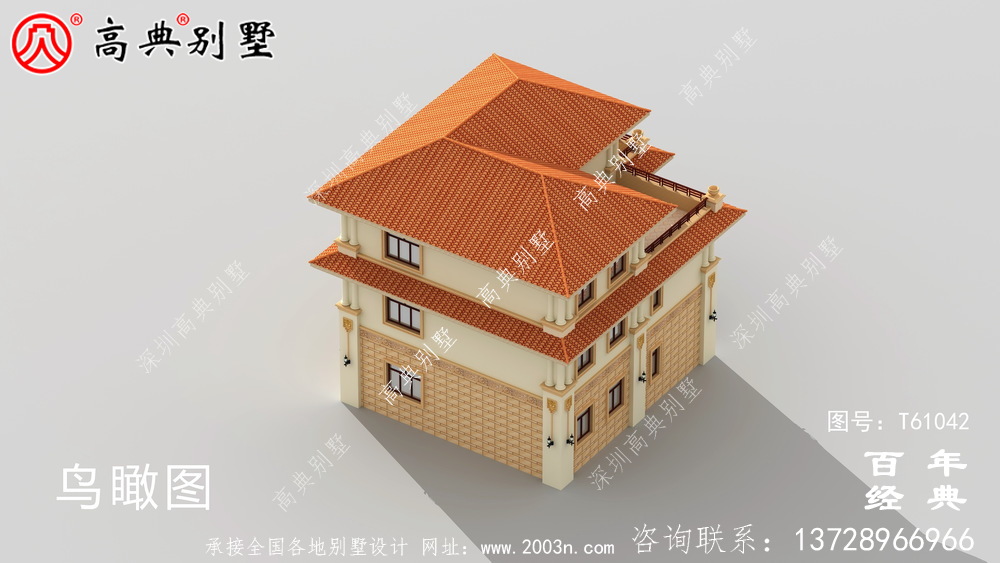 欧式三层高级别墅设计图_农村三层别墅设计图纸