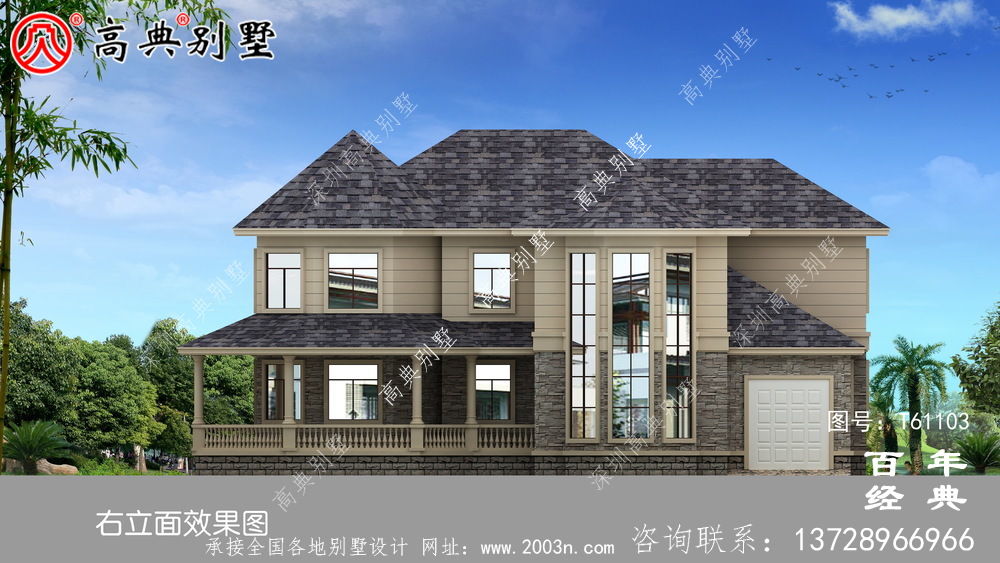 農(nóng)村兩層歐式別墅效果圖_農(nóng)村三層別墅施工圖