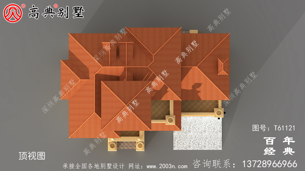 三層帶車庫農村自建房別墅設計圖紙_農村三層房屋設計