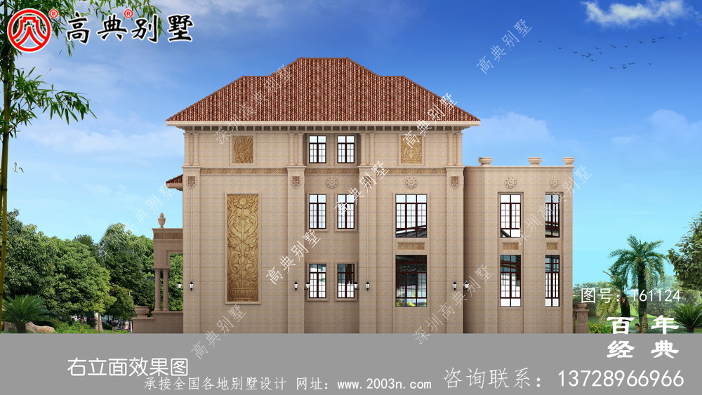 農(nóng)村三層石材別墅設(shè)計(jì)圖紙及效果圖_農(nóng)村三層別墅設(shè)計(jì)