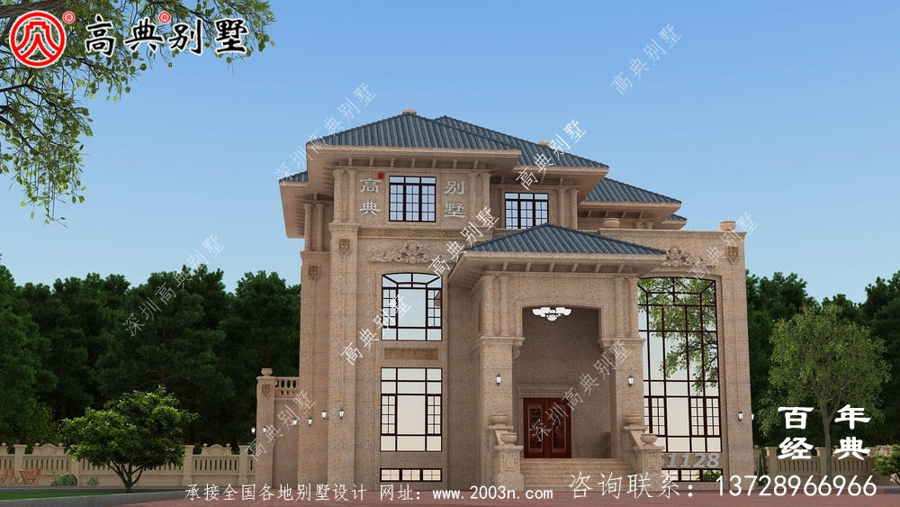 復(fù)式三層石材別墅建筑設(shè)計(jì)圖紙_農(nóng)村三層房屋設(shè)計(jì)