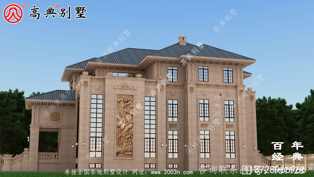 復(fù)式三層石材別墅建筑設(shè)計(jì)圖紙_農(nóng)村三層房屋設(shè)計(jì)