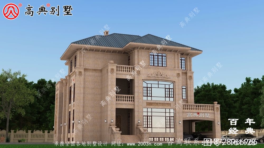 復(fù)式三層石材別墅建筑設(shè)計(jì)圖紙_農(nóng)村三層房屋設(shè)計(jì)