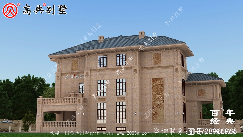 復(fù)式三層石材別墅建筑設(shè)計(jì)圖紙_農(nóng)村三層房屋設(shè)計(jì)