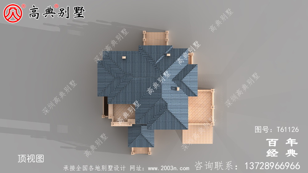 復式純石材三層別墅設計圖紙_農村三層房屋設計