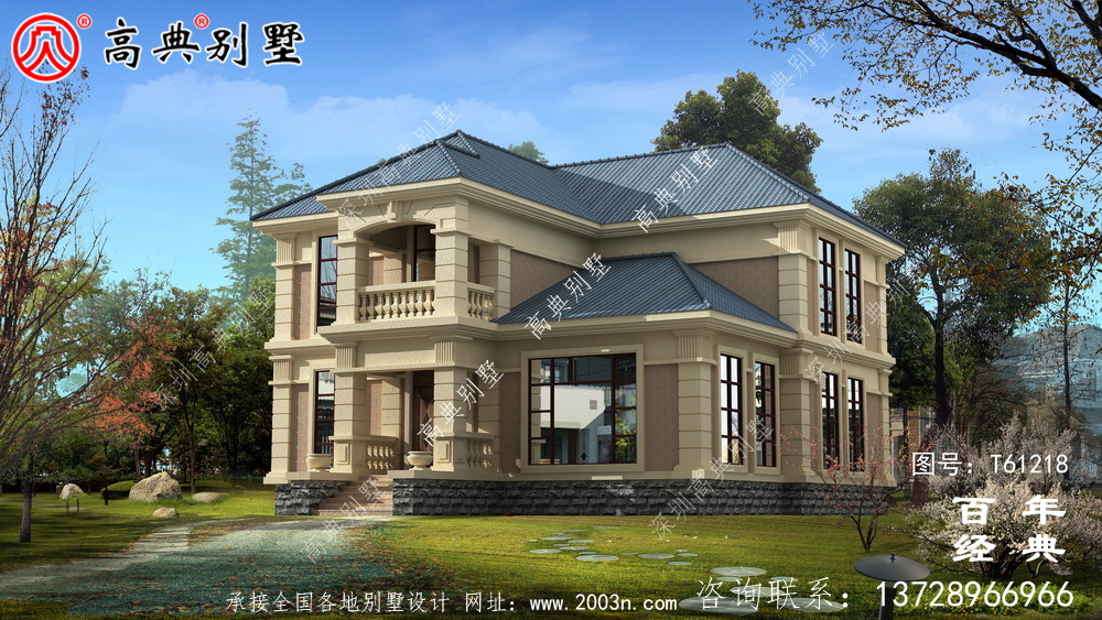 自建乡村欧式两层别墅效果图_农村两层自建房屋设计图 自建乡村欧式两层别墅效果图_农村两层自建房屋设计图