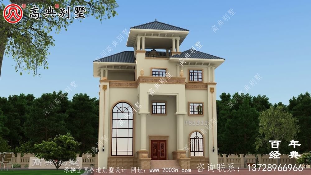 复式三层带露台别墅设计施工图纸及效果图_农村房屋设计图纸 复式三层带露台别墅设计施工图纸及效果图_农村房屋设计图纸