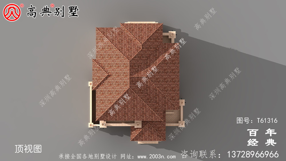 复式古典三层欧式别墅设计图纸_农村三层自建房设计图纸