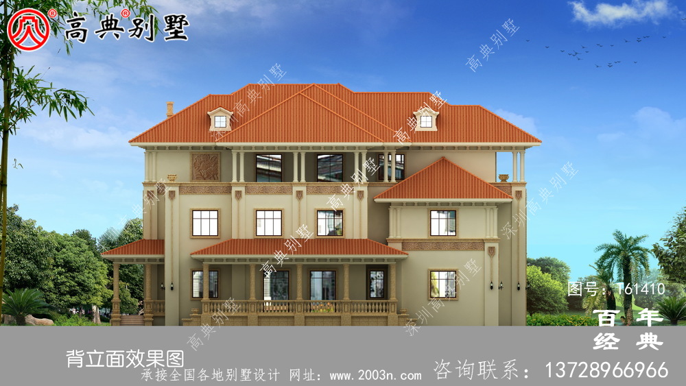 歐式三層豪華別墅設(shè)計全套圖紙_三層別墅設(shè)計圖紙