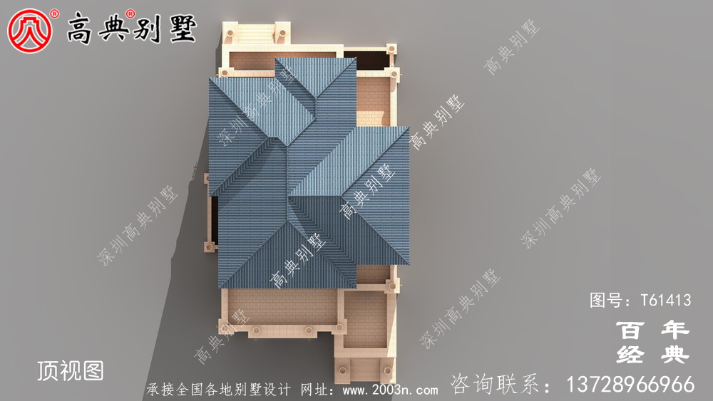 復式三層歐式別墅施工圖紙及效果圖大全_農村三層自建房屋設計圖