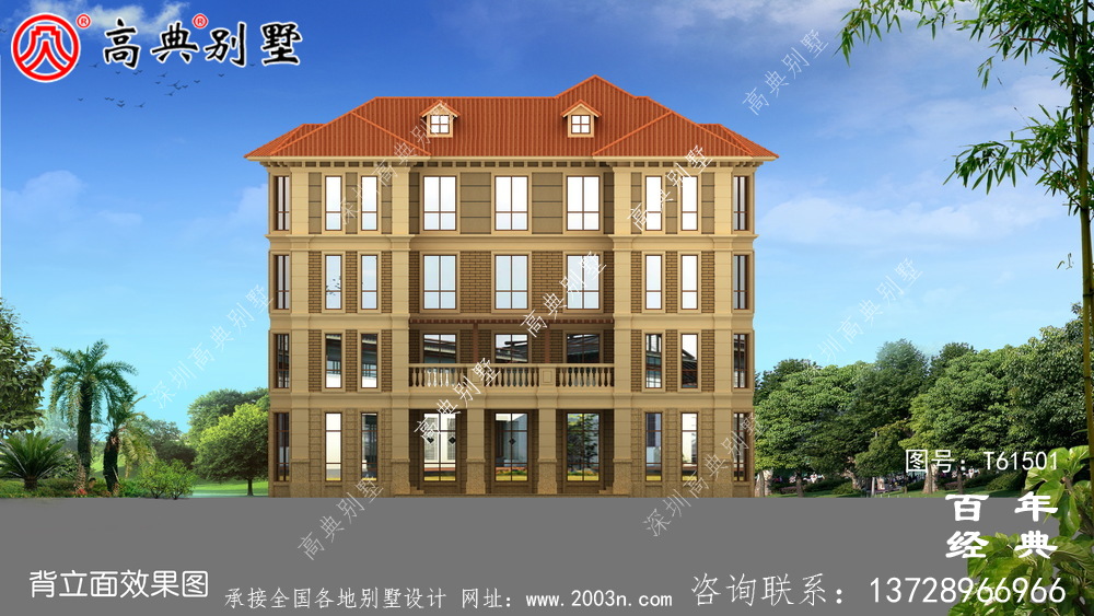 欧式四层复式别墅设计全套图纸_四层别墅设计图纸