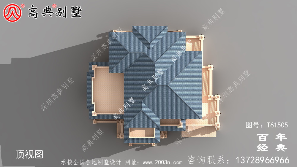 三層歐式高端別墅設計圖紙及效果圖_三層別墅設計圖紙