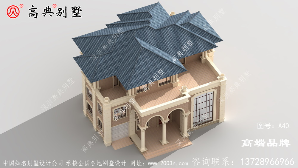 豪华三层别墅设计图,户型经典,高级大气