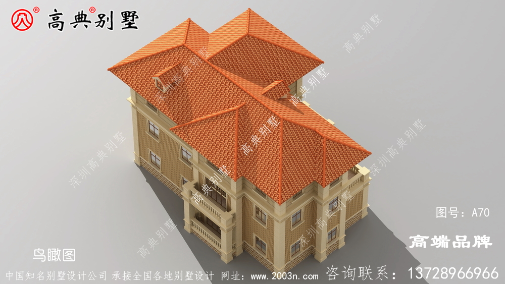 三層現代建別墅設計圖