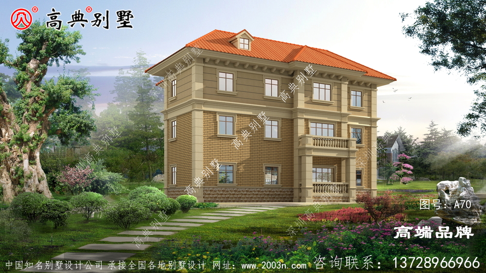 三層現代建別墅設計圖