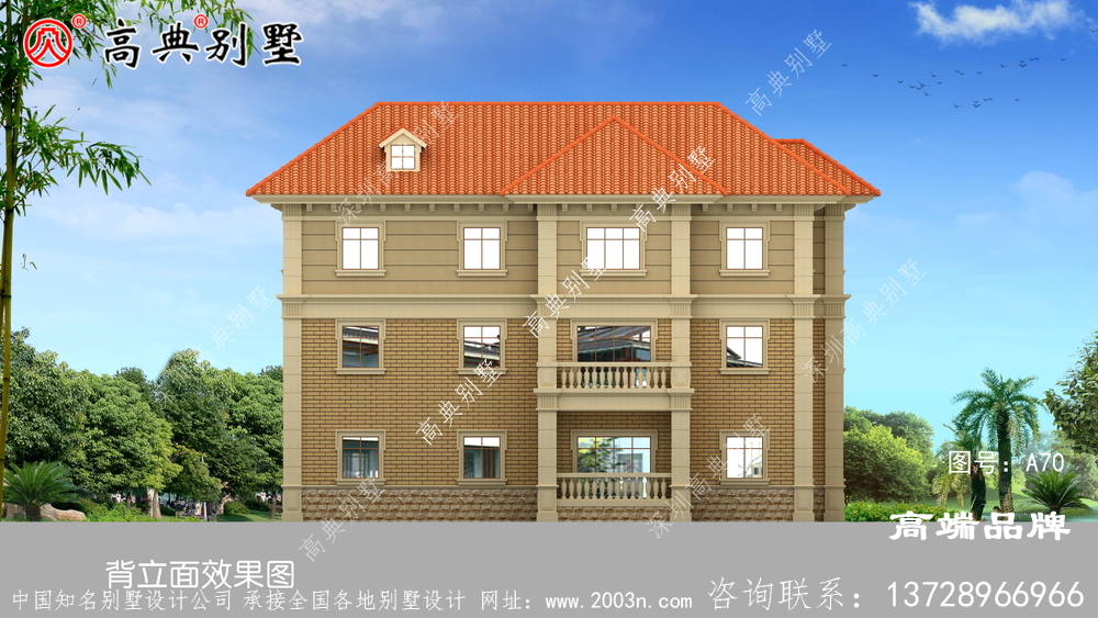 三層現代建別墅設計圖