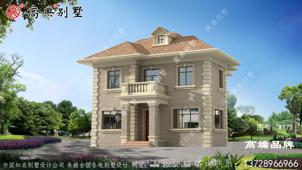 二层小别墅设计图纸经济发展可用农村自建房 二层小别墅设计图纸经济发展可用农村自建房