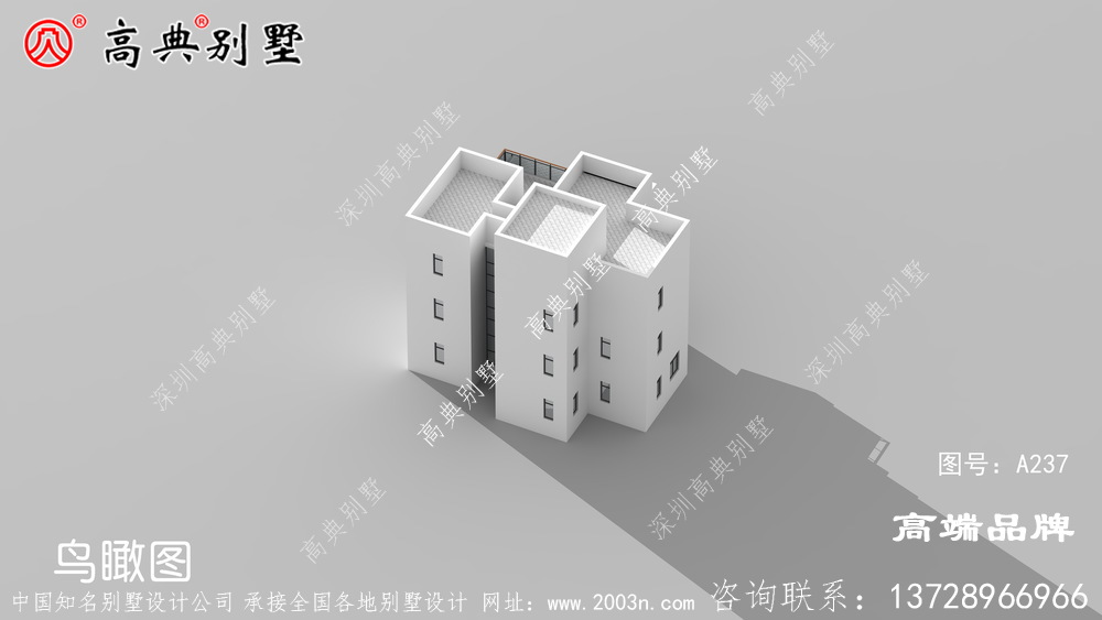 平屋顶别墅设计图纸大全