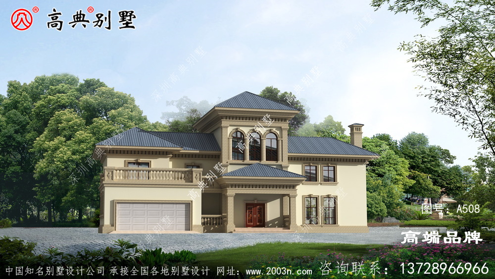欧式风格二层别墅图片大全