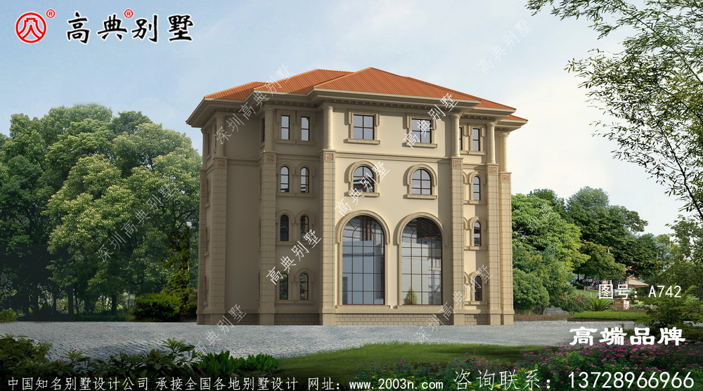 欧式风格别墅图纸设计图