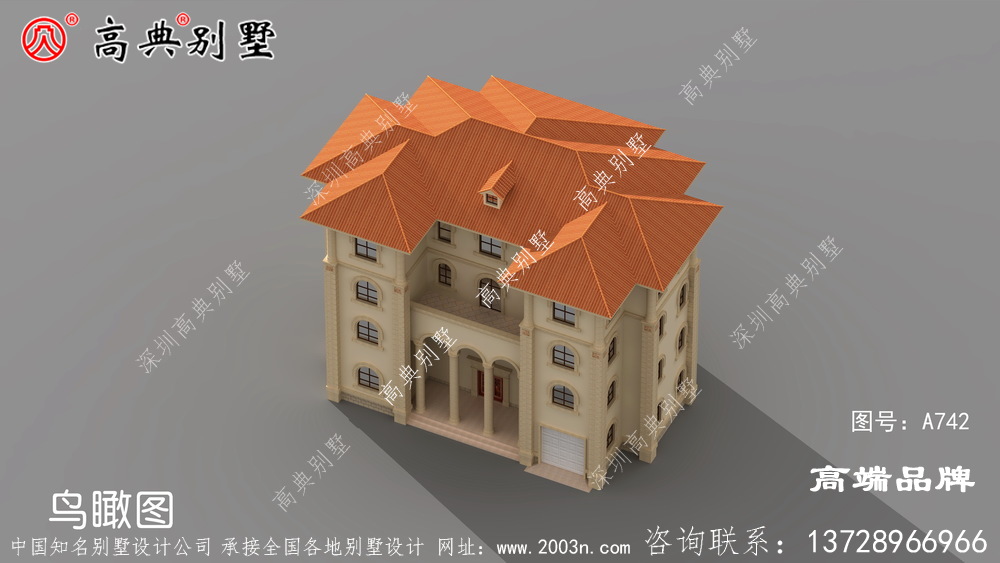 欧式风格别墅图纸设计图