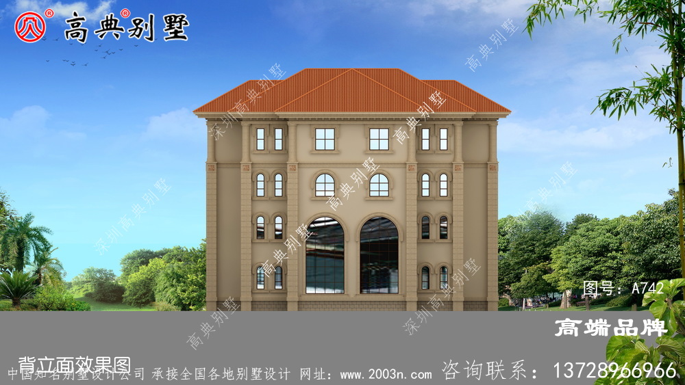 欧式风格别墅图纸设计图