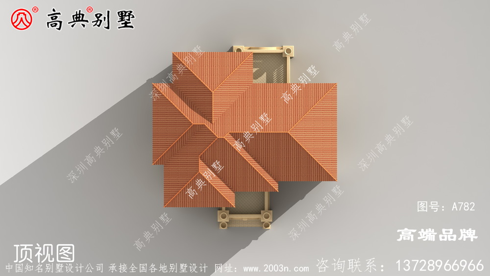 法式風(fēng)格別墅外觀圖