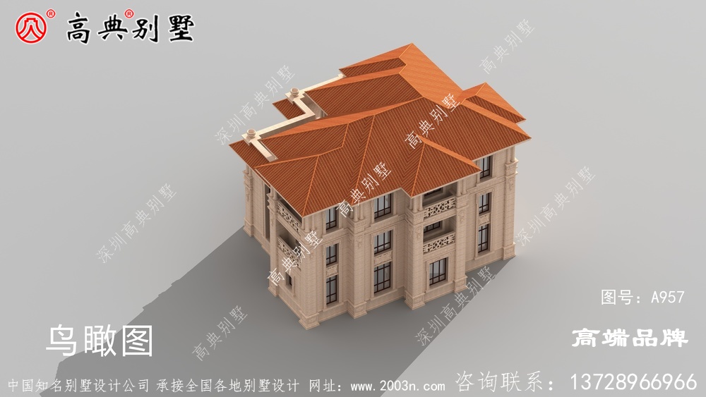 纯石材干豪华别墅设计图纸