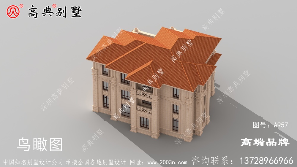 纯石材干豪华别墅设计图纸