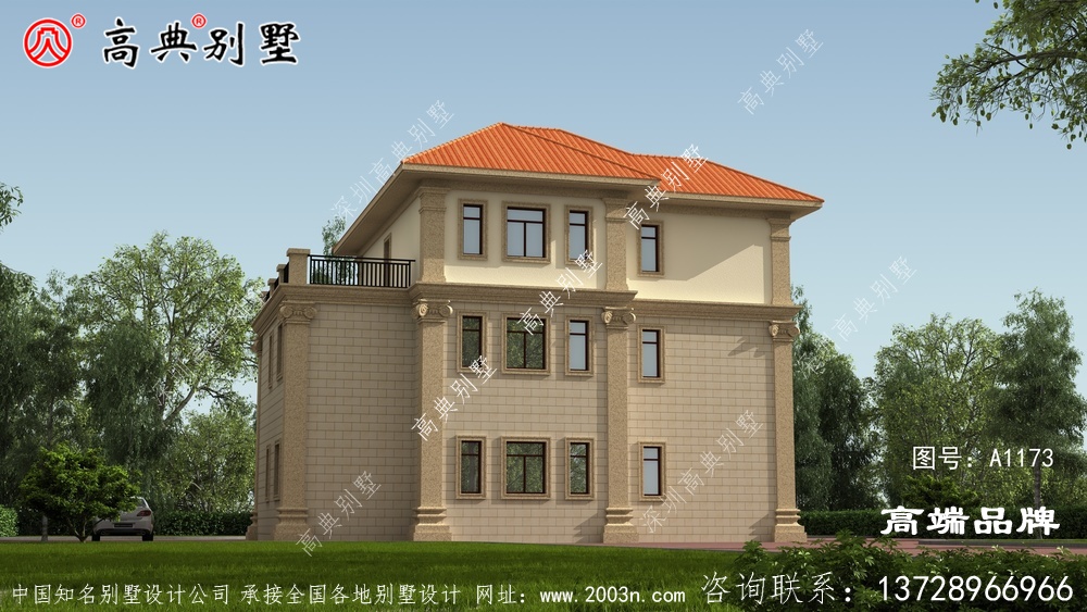 高档别墅设计图纸