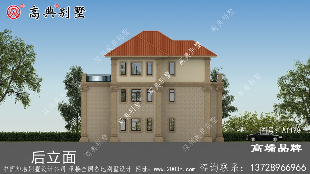 高档别墅设计图纸