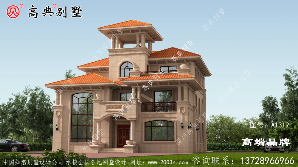 三层农村别墅房子图片